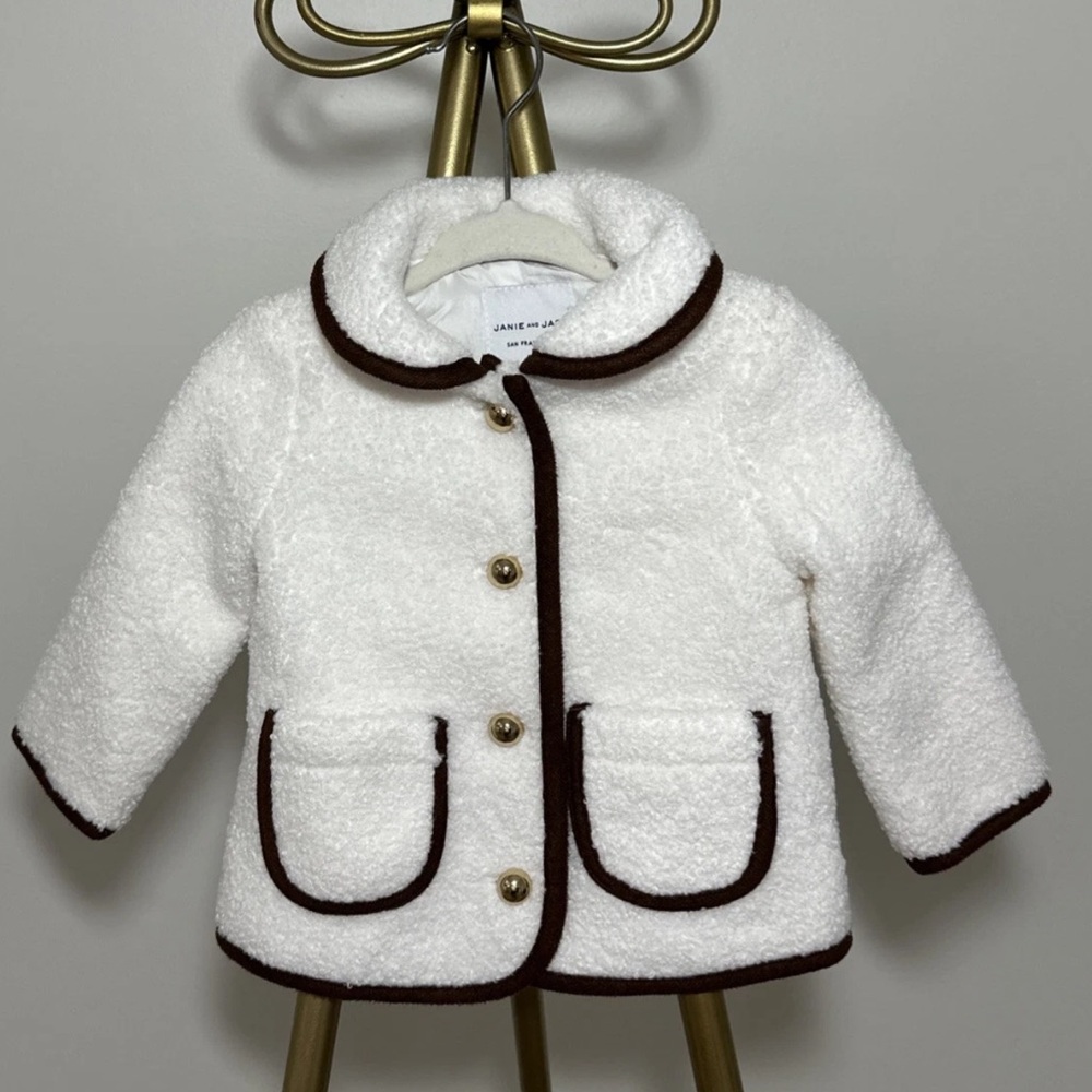 Janie and Jack Sherpa "Cozy Town Jacket"